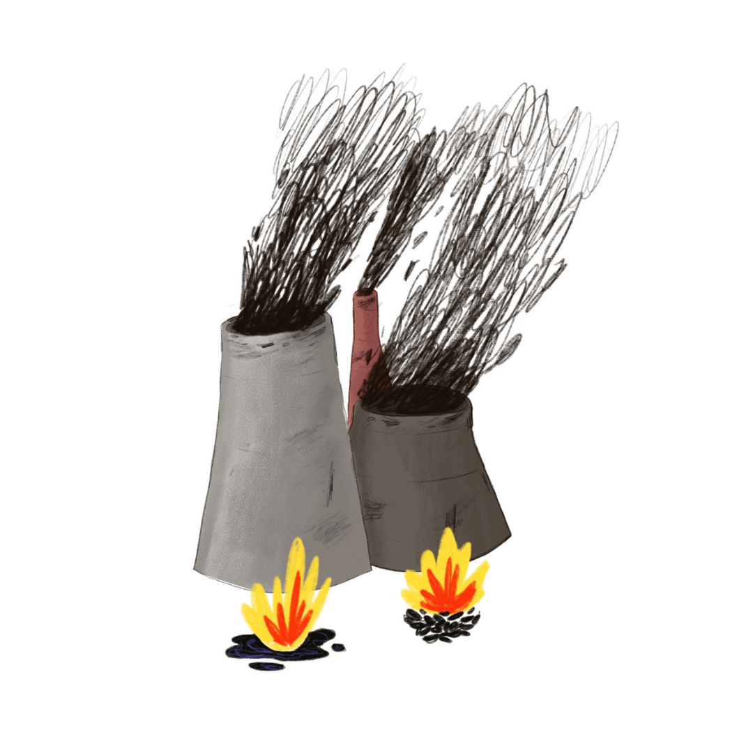 carboon being released illustration